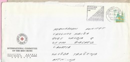 Letter - Stamp Wallfahrtskapelle Altotting / Postmark Schwabisch Hall, 21.1.1994, Germany / Red Cross - Altri & Non Classificati