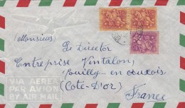 PAR AVION AIR MAIL PORTUGAL BELLE LETTRE - Briefe U. Dokumente