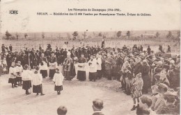 51 - SOUAIN - Les Nécropoles De Champagne(1914-1918) Bénédiction Des 15 000 Tombes Par Mgr Tissier, Evêque De Châlons - Souain-Perthes-lès-Hurlus