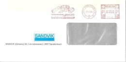 Motiv Brief  "Sandvik, Werkzeuge, Spreitenbach"             1984 - Affranchissements Mécaniques