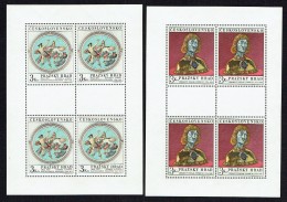 1970  Tableau Et Sculpture Du Châteeau De Prague  En Petit Feuillets De 4 Mi 1943-4  ** MNH - Ungebraucht