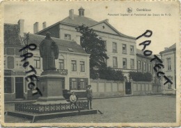 Gembloux : Monument Sigebert Et Pensionnat Des Souers De N.D.  ( Format 14.5 X 10.5 Cm ) - Gembloux