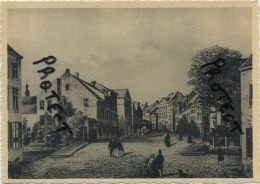 Wavre : La Rue Du Pont Du Christ Vers 1850    ( Format 14.5 X 10.5 Cm ) - Wavre