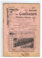 LE JOURNAL DES CONFISEURS ET DES PATISSIERS  GLACIERS  à PARIS  1904 - Paris