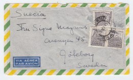 Brazil/Sweden AIRMAIL COVER 1949 - Airmail