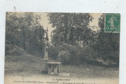 Acquigny (27) : Le Monument Saint-Mauxe Et Saint-Vénérand En 1909 PF. - Acquigny