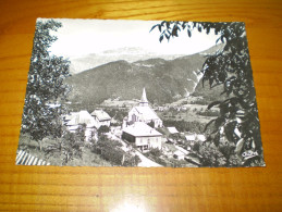 Allemont En Isère: L'église & Le Massif Des Grandes Rousses , Cachet Bourg D'Oisans 1963 Sur 0.20 Semeuse De Roty - Allemont