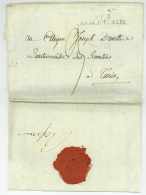 No. 5 ARM. D'ITALIE - Forli Pour Turin / Torino - 1801 - Armée D'Italie - Armeestempel (vor 1900)