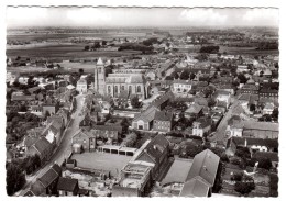 62- En Avion Au-dessus De ...BEUVRY ( Pas De Calais )- Le Centre- Cpsm - Beuvry