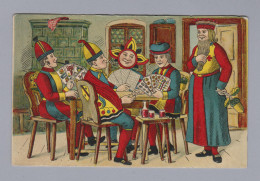 AK Motiv Spiele Spielkarten 1912-09-10 Zürich Prägekarte H. Guggenheim #13752 - Spielkarten