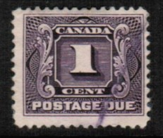 CANADA  Scott # J 1 USED (FAULTS) - Port Dû (Taxe)