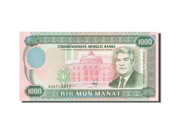 Billet, Turkmenistan, 1000 Manat, 1995-1998, 1995, KM:8, NEUF - Turkmenistan
