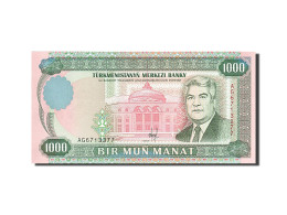 Billet, Turkmenistan, 1000 Manat, 1995-1998, 1995, KM:8, NEUF - Turkmenistán