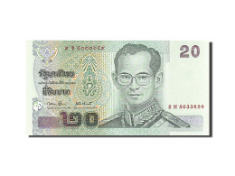 Billet, Thaïlande, 20 Baht, 2002, Undated (2003), KM:109, NEUF - Tailandia