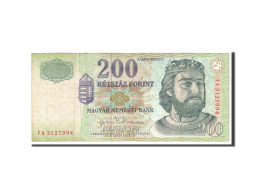Billet, Hongrie, 200 Forint, 2001, 2004, KM:187d, TB+ - Hongrie