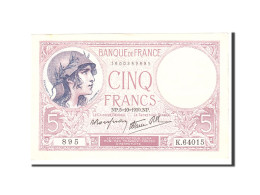 Billet, France, 5 Francs, 1939, 1939-10-05, SPL, KM:83 - 5 F 1917-1940 ''Violet''