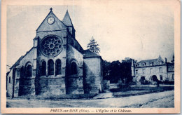 60 PRECY SUR OISE - L'église Et Le Château. - Précy-sur-Oise