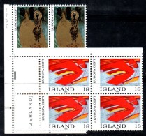 R587 - ISLANDA 1975 , Unificato Il  N. 455/456 ***  MNH  Europa : QUARTINE - Unused Stamps