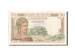 Billet, France, 50 Francs, 50 F 1934-1940 ''Cérès'', 1934, 1934-11-15, TTB+ - 50 F 1934-1940 ''Cérès''