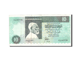 Billet, Libya, 10 Dinars, 1989, Undated, KM:56, TTB - Libye