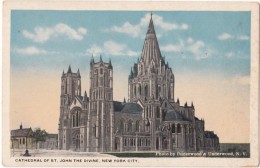 Cathedral Of St. John The Divine, New York City, Unused Postcard [17492] - Churches