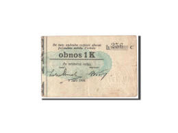 Billet, République Tchèque, 1 Koruna, 1914, 1914-09-05, TB - República Checa