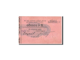 Billet, République Tchèque, 5 Korun, 1914, 1914-09-05, SPL - Tchéquie