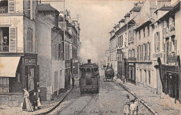 78-POISSY -LA RUE DE PARIS - TRAMWAY - - Poissy