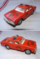 RARE VOITURE MAJORETTE CHEVROLET IMPALA POMPIER FIRE CHIEF 1/41 - Majorette