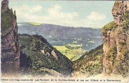 Les Rochers De La Combe-Gréde Et Vue Sur Villeret Et Le Sonnenberg - Villeret