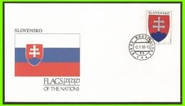 Slovaquie 1993 129 FDC Drapeaux Armoiries - FDC