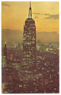 NEW YORK - EMPIRE STATE BUILDING, United States, Old Postcard - Empire State Building
