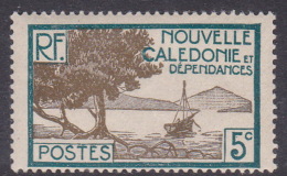 New Caledonia SG 141 1928 Definitives  5c Brown And Blue MNH - Unused Stamps