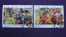 UNO-Wien 465/6 Oo/ESST, Internationaler Tag Der Familie - Oblitérés