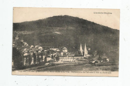 G-I-E , Cp , 07 , LA LOUVESC , Le Mont CHAIX Et La Ville , Perspective Du Calvaire , Voyagée 1927 , Ed : Margerit - La Louvesc