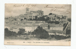 G-I-E , Cp , 07 , VIVIERS , Vue Générale Et La Cathédrale , Dos Simple , Voyagée 1904 - Viviers