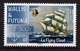 Wallis Et Futuna 2016 - Voilier Le Flying Cloud - 1 Val Neufs // Mnh - Nuevos