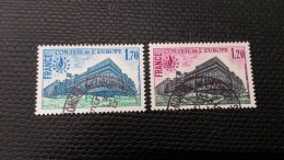 Timbres De Service N° 58/59 Avec Oblitèration Du Conseil De L'Europe  TTB - Gebraucht