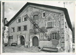 Ardez - Adam-und-Eva-Haus - Foto-Ansichtskarte - Ardez