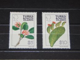 Turks And Caicos - 1990 Flowers (II) MNH__(TH-8058) - Turcas Y Caicos