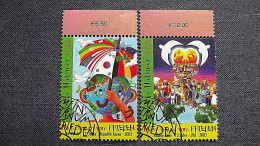 UNO-Wien 451/2 Oo/ESST, Weltfriedenstag: Mein Traum Vom Frieden, Kinderzeichnungen - Used Stamps