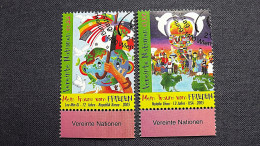 UNO-Wien 451/2 Oo/ESST, Weltfriedenstag: Mein Traum Vom Frieden, Kinderzeichnungen - Used Stamps