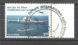 INDIA, 2016, FIRST DAY CANCELLED, International Fleet Review, Ship, Aeroplane, 1 V - Gebruikt