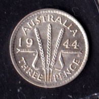 Australia 1944 S Threepence AUNC - Threepence