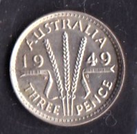 Australia 1949 Threepence AUNC - Threepence