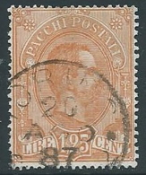 1884-86 REGNO USATO PACCHI POSTALI 1,25 LIRE - U31-8 - Pacchi Postali