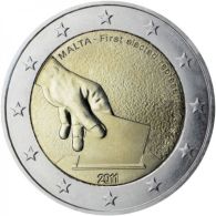 MALTE 2011 / 2 EURO COMMEMORATIVE / ELECTIONS REPRESENTATIVES - Malta