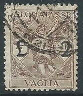 1924 REGNO USATO SEGNATASSE PER VAGLIA 2 LIRE - U30-9 - Vaglia Postale