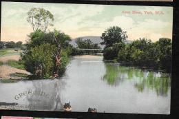 Cpa D'australie  Occidentale  Taxée - Avon River, York  -WA - Greetings From Western Australia  - Yvert N°70 - ODB05 - Storia Postale