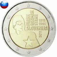 SLOVENIE 2011 / 2 EURO COMMEMORATIVE / FRANC ROZMAN STANE - Slovenia